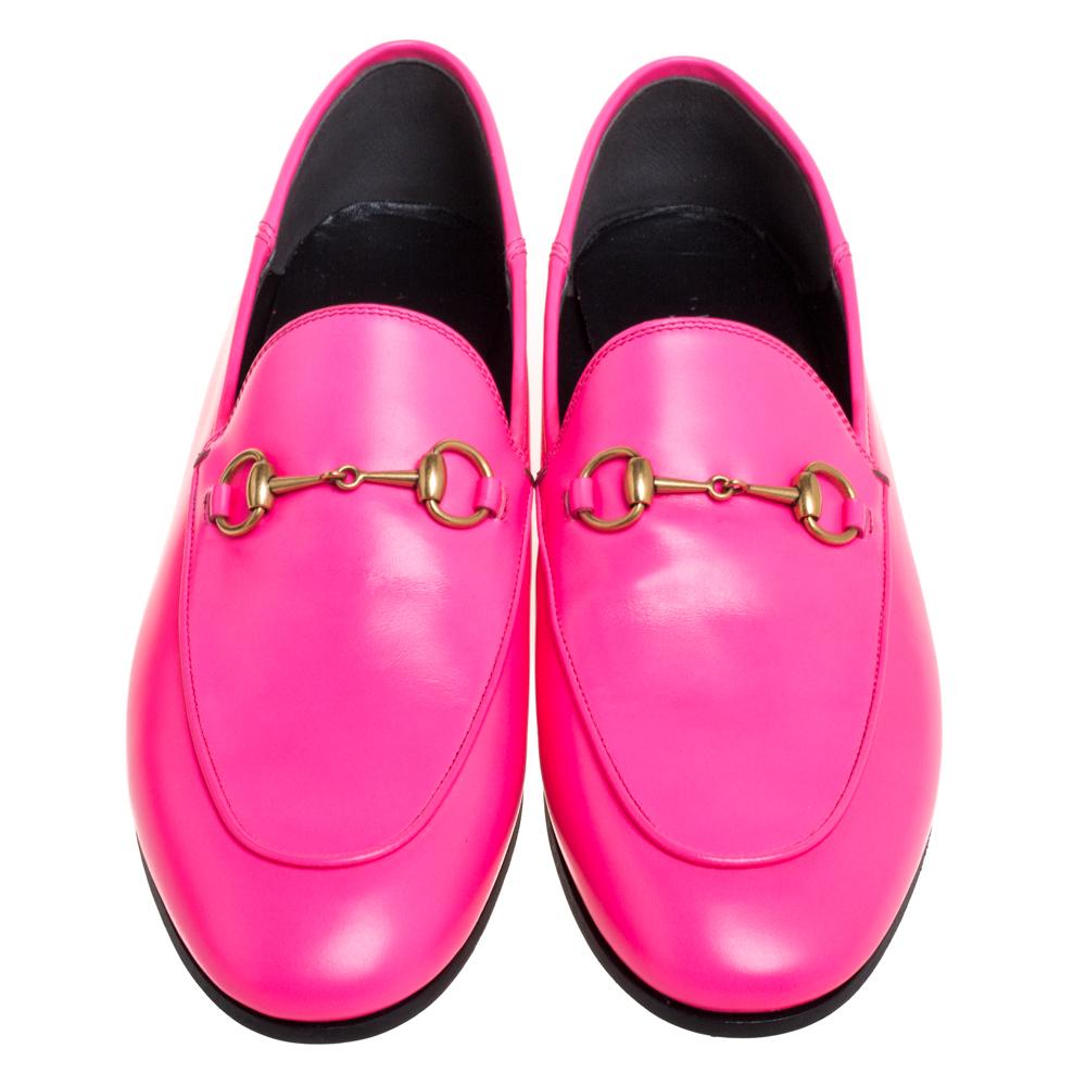 hot pink loafers