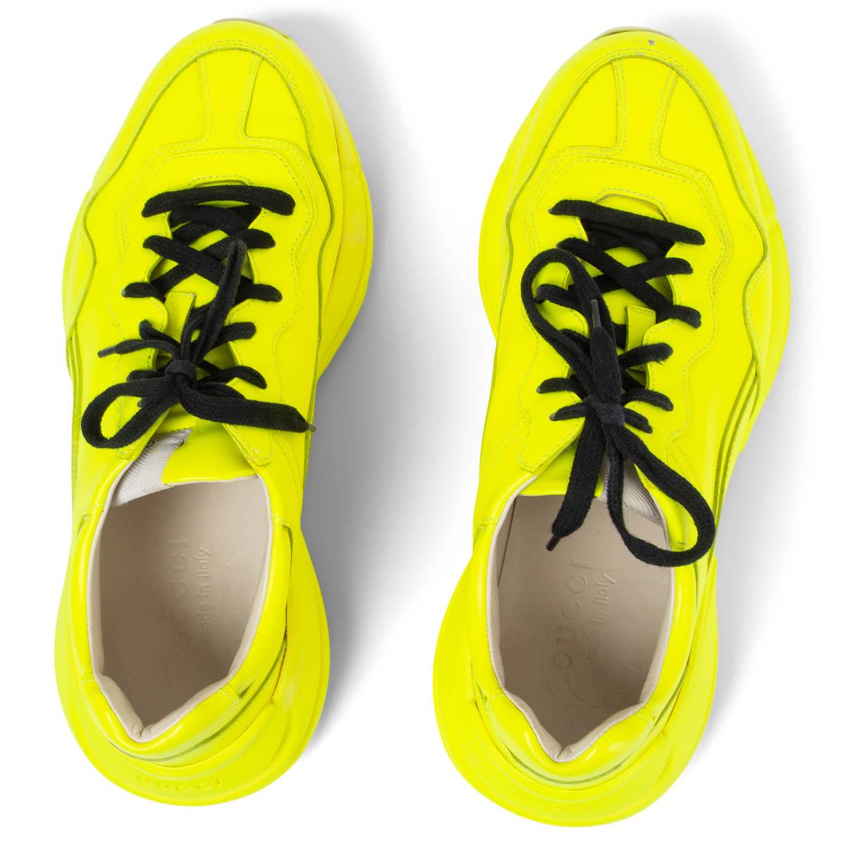 gucci rhyton sneakers yellow