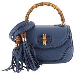 Gucci New Bamboo Convertible Top Handle Bag Leather Small Gucci New Bamboo Convertible Top Handle Bag Leather Small