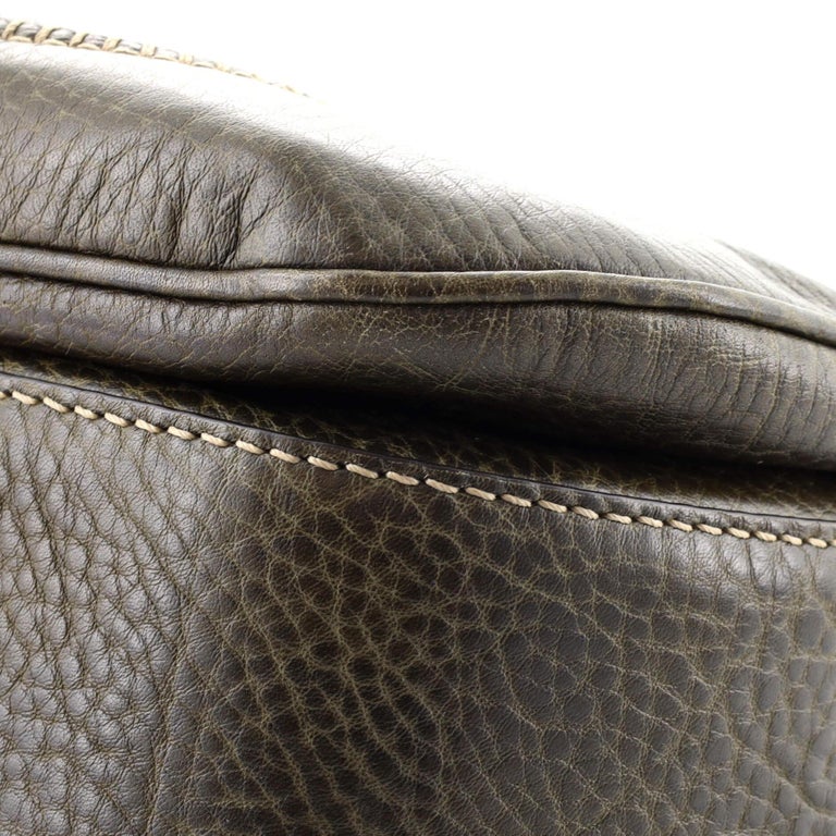 Gucci New Bamboo Top Handle Bag Leather Large at 1stDibs