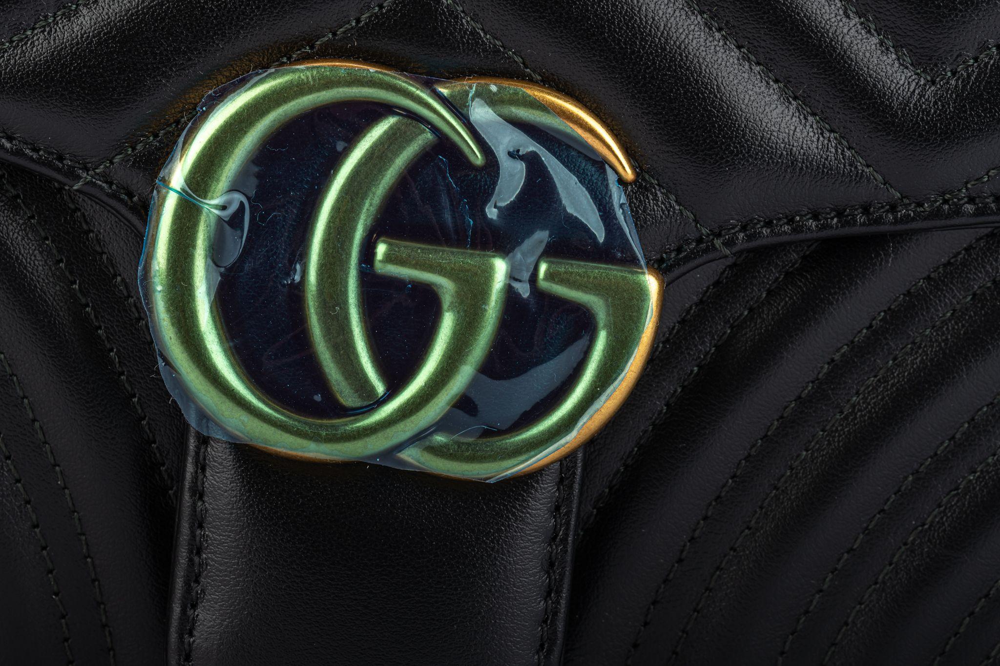Gucci New Black Marmont Kleine Tasche im Angebot 2