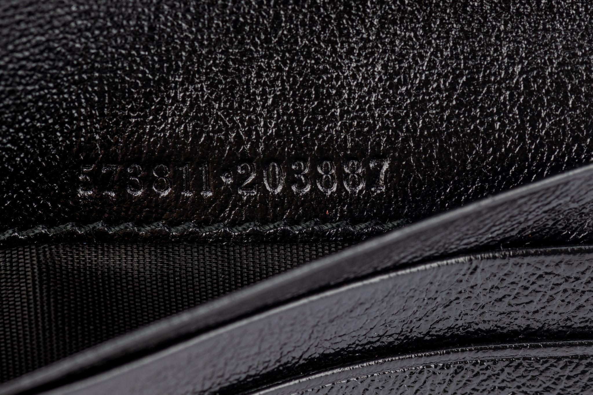 Portafoglio Gucci New Black Red Marmont in vendita 3