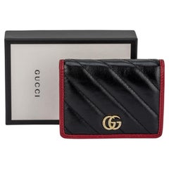 Portafoglio Gucci New Black Red Marmont