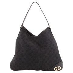 Gucci New Britt Hobo (Outlet) GG Canvas Large