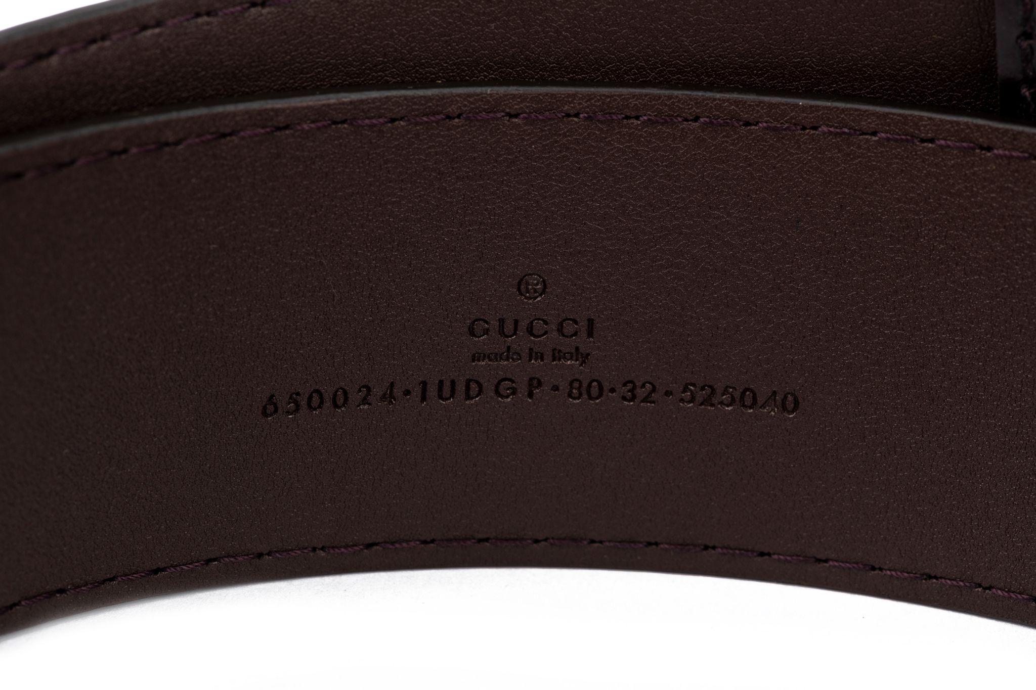 Gucci New Brown Jewel Buckle Belt In New Condition For Sale In West Hollywood, CA