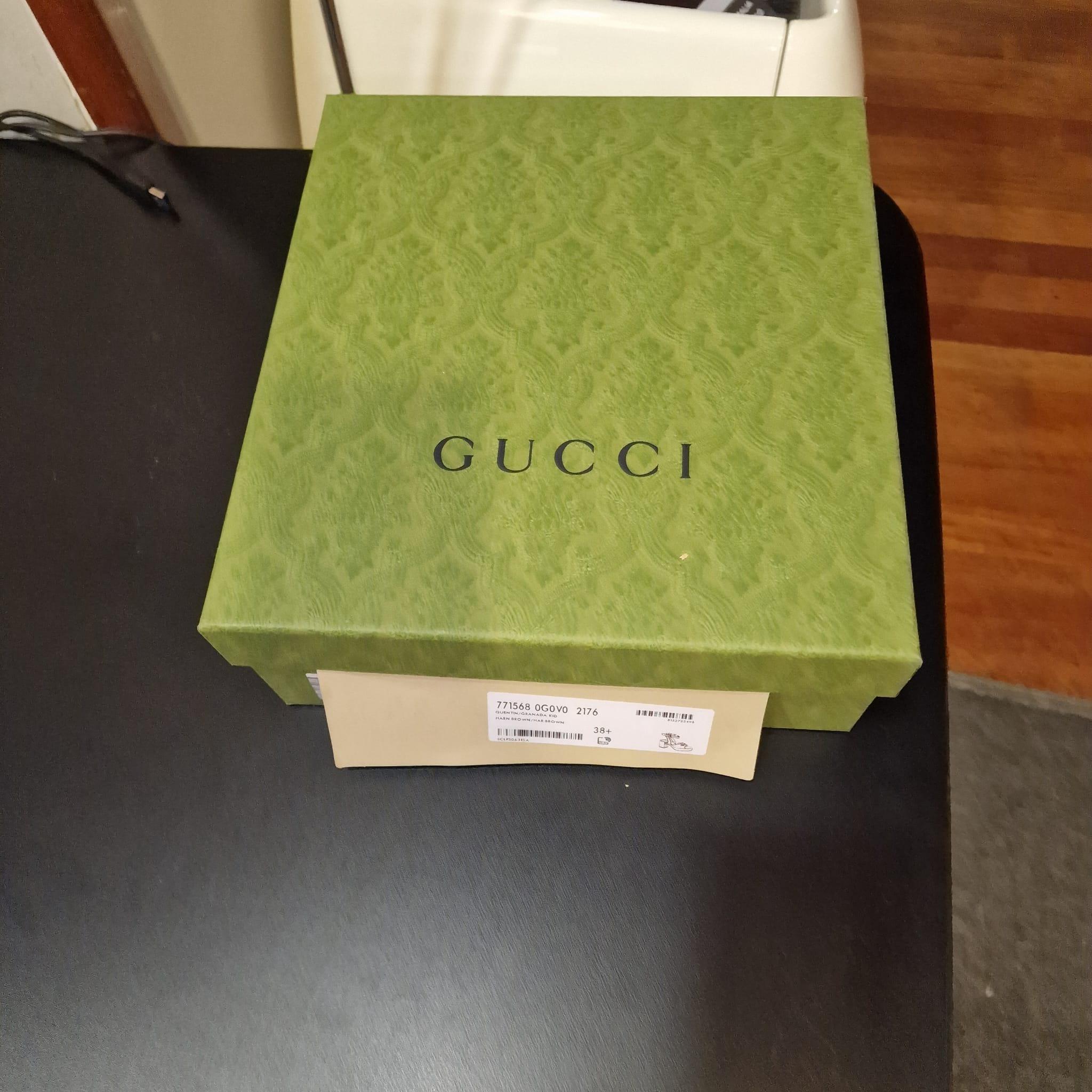 Gucci  new camel sandals with stirrup buckle 2024 12