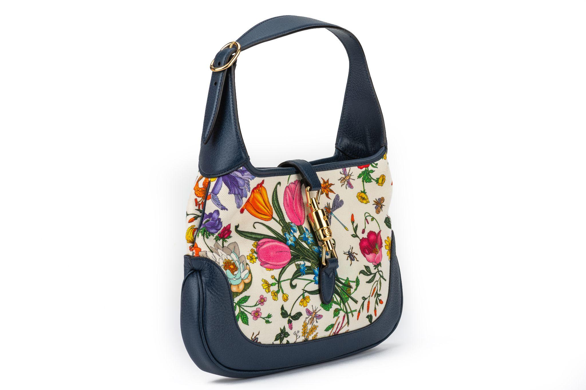 Gucci New Flora Small Jackie 1961 For Sale 11