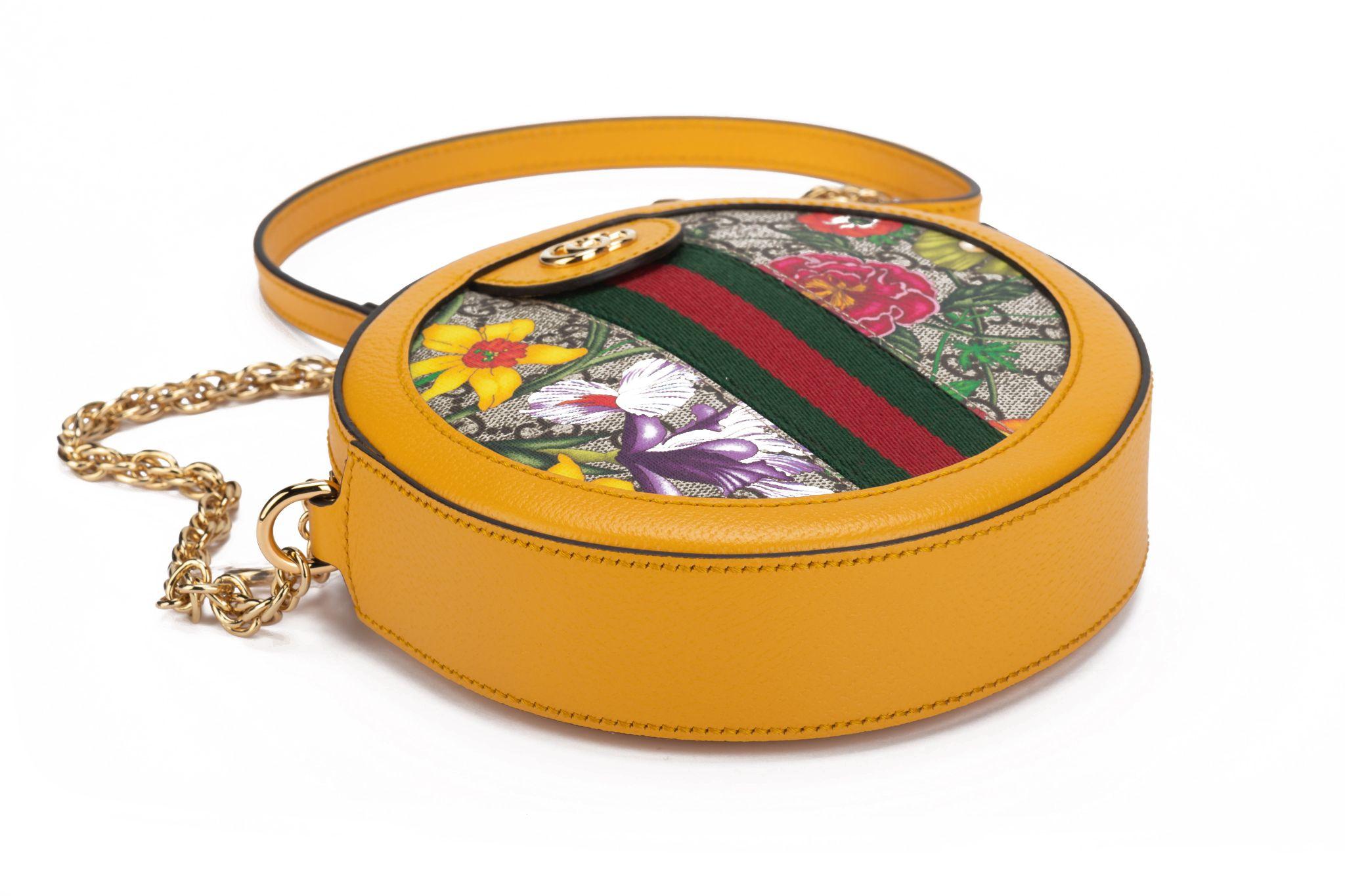 gucci bag with yellow strap