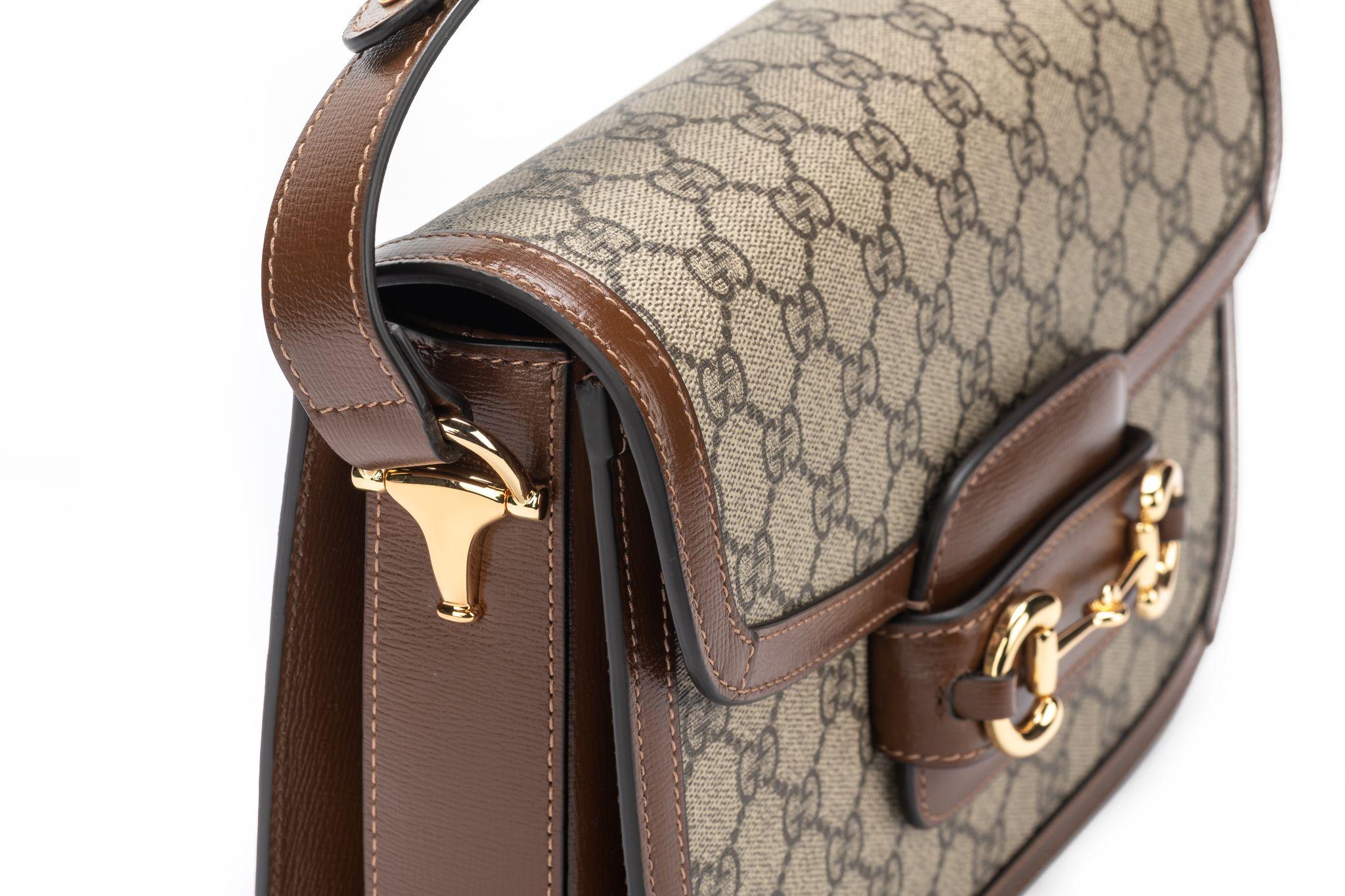 Gucci New Horsebit 1955 Shoulder Bag en vente 4