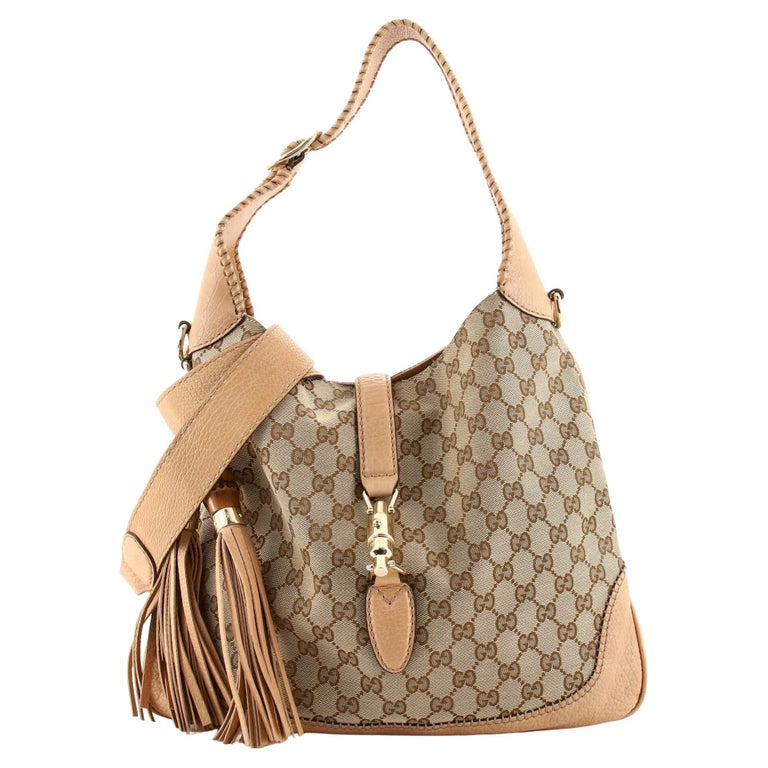 Gucci New Jackie Bag GG Canvas Medium For Sale at 1stDibs