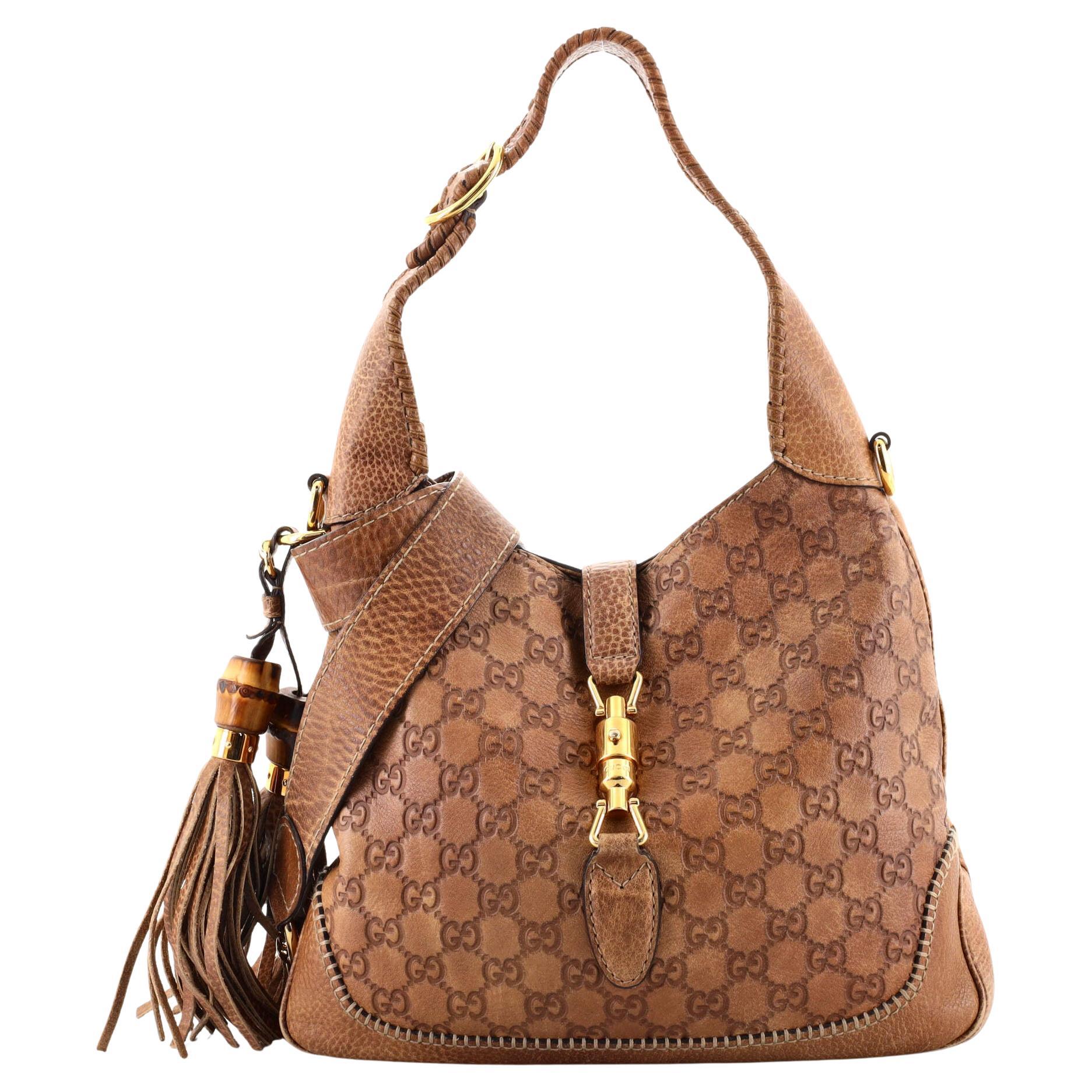 Gucci New Jackie Bag Guccissima Leather Medium at 1stDibs