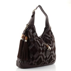 Gucci New Jackie Bag Patchwork Python and Suede Large