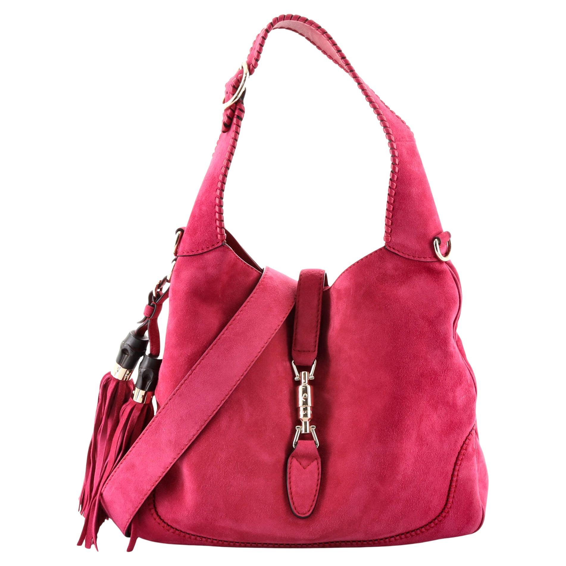 Gucci New Jackie Bag Suede Medium