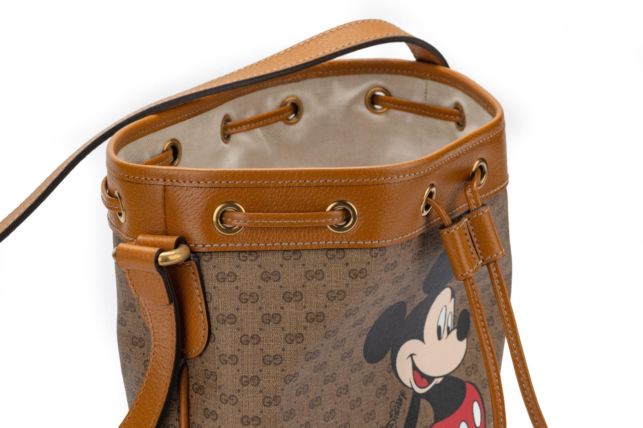 Gucci New Lim. Ed. Disney Bucket Bag For Sale 9