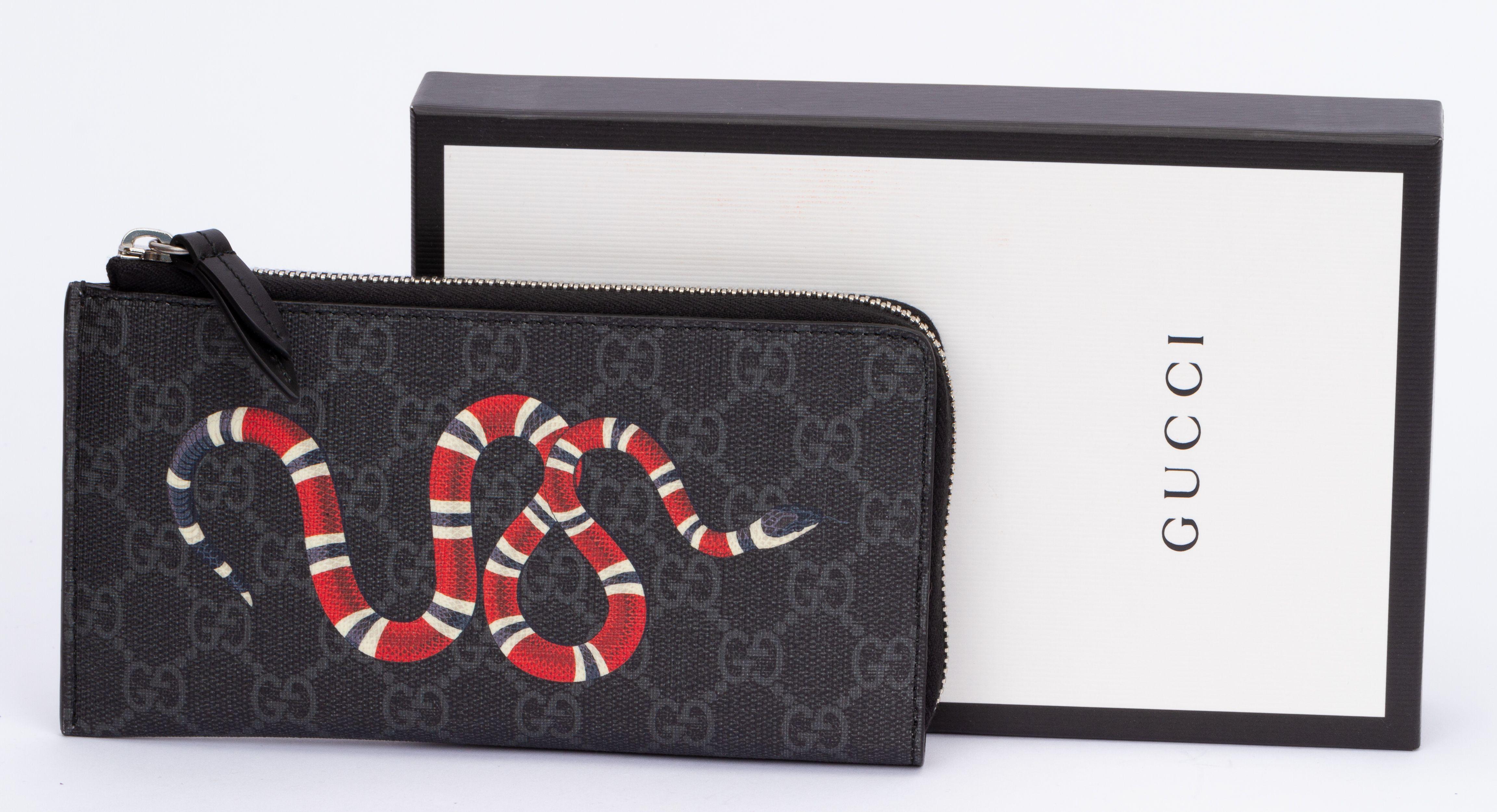 snake gucci wallet