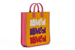 Gucci New Love Yellow Rainbow Tote