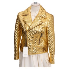 Used Gucci New Marmont Gold Biker Jacket