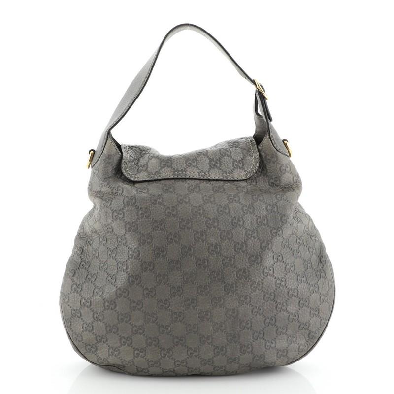 gucci linea a large guccissima leather hobo bag