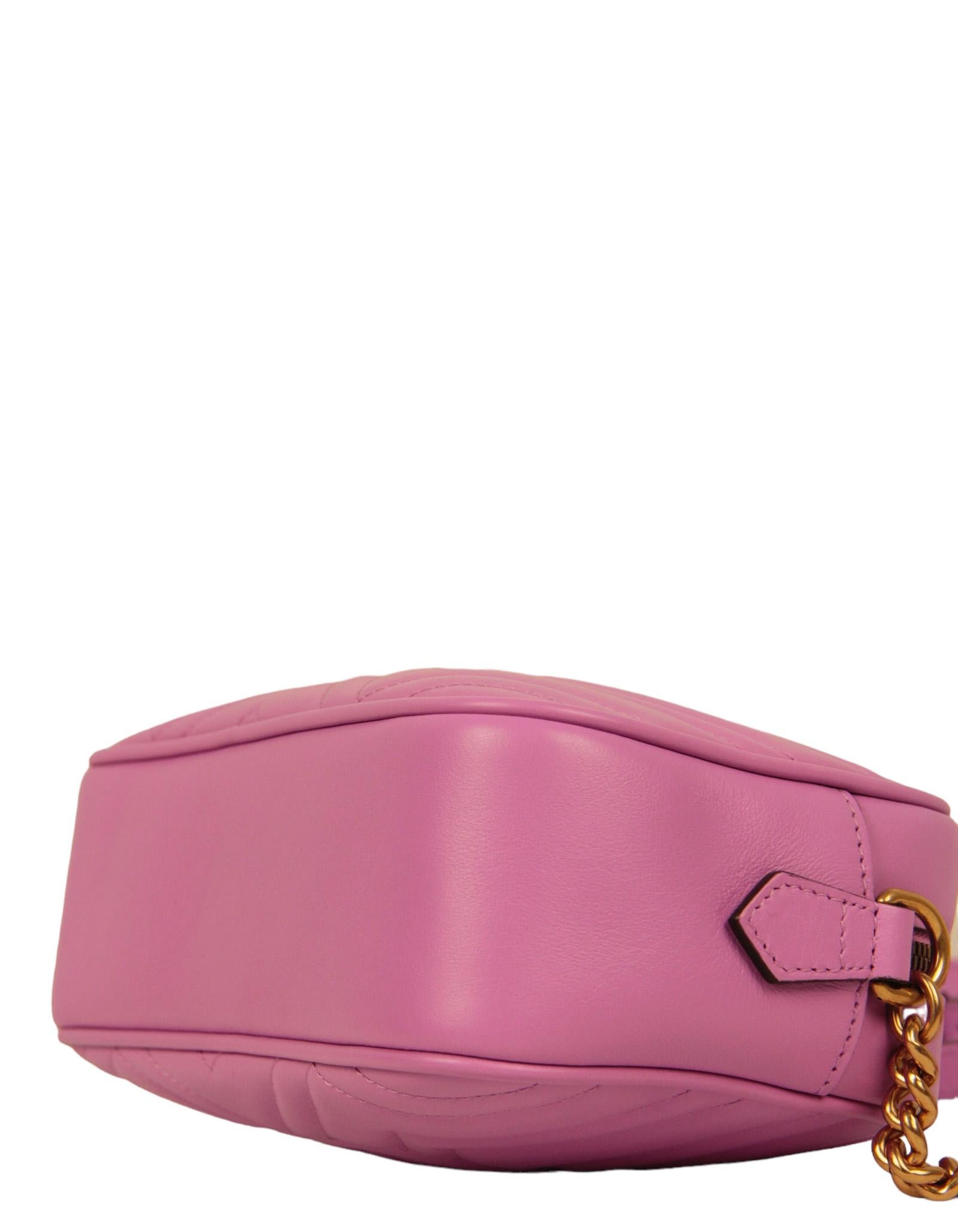 Gucci NEW Purple GG Small Marmont Crossbody Bag For Sale 1