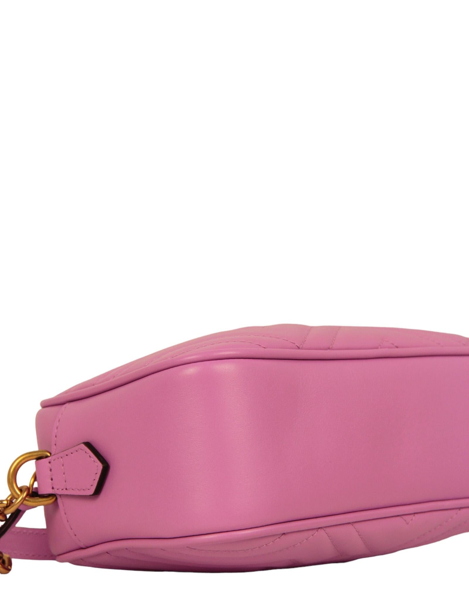 Gucci NEW Purple GG Small Marmont Crossbody Bag For Sale 2