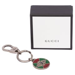 Gucci New Red Green Enamel Keyring