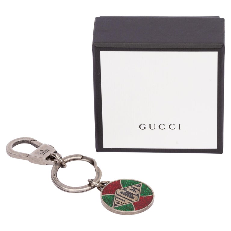 Gucci New Red Green Enamel Keyring For Sale at 1stDibs