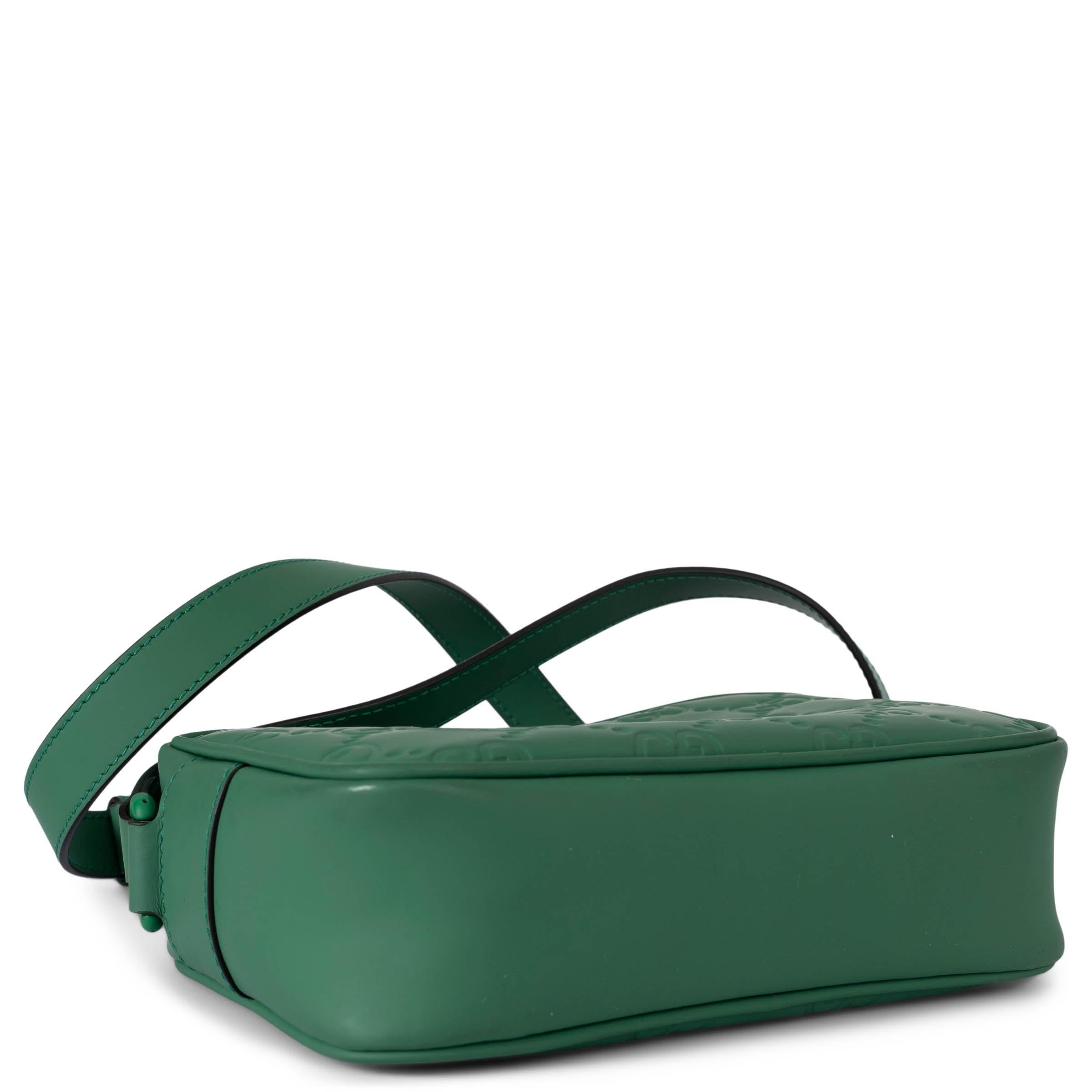 De las mujeres GUCCI Nuevo Verde trébol 2024 GG EFECTO GOMA MINI Bolso Crossbody en venta