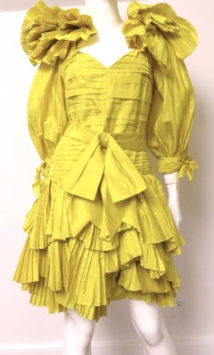 Gucci New Silk Ruffle Dress S/S 2018