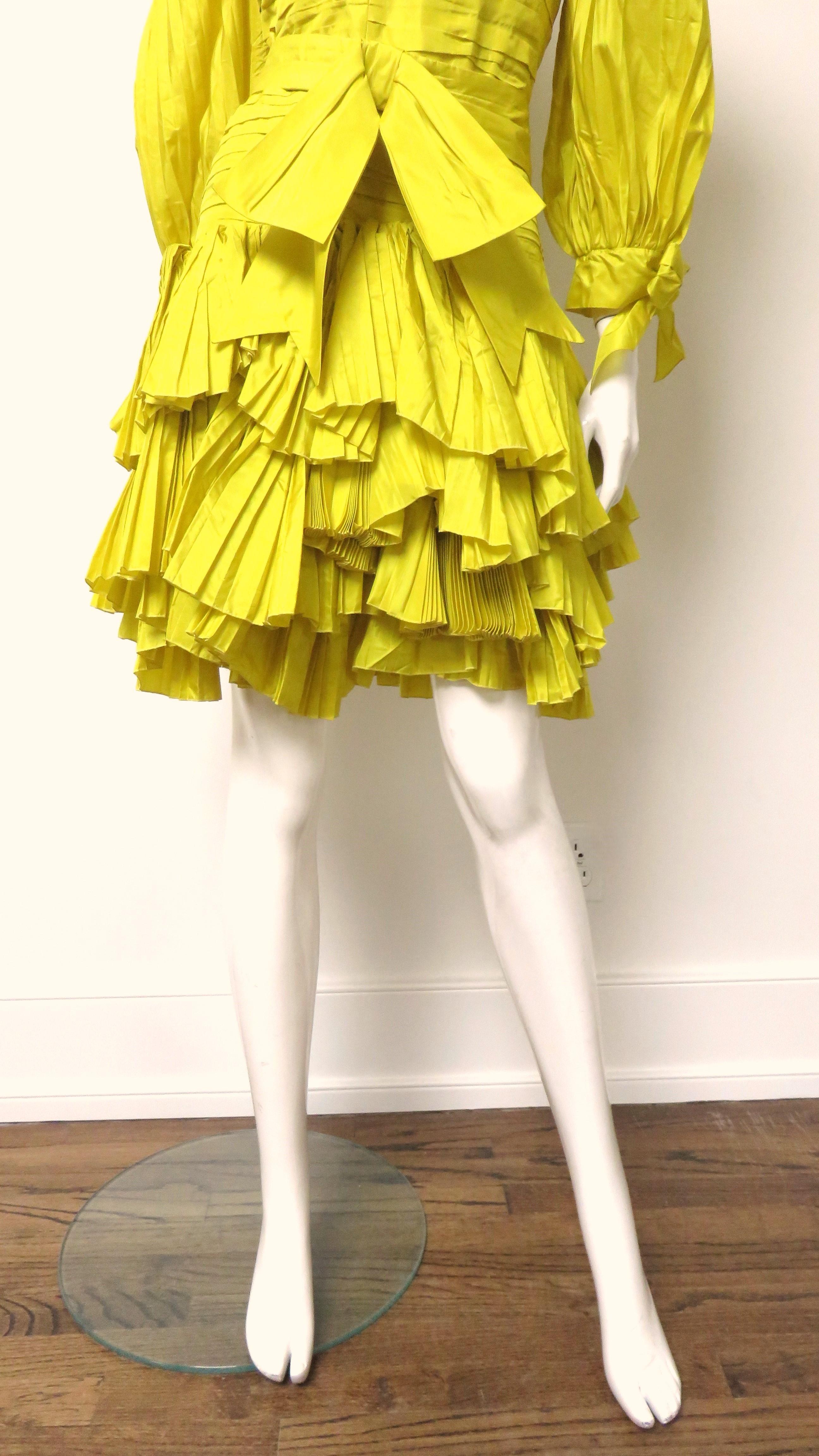 Gucci Nuevo Vestido de Seda con Volantes S/S 2018 en venta 1