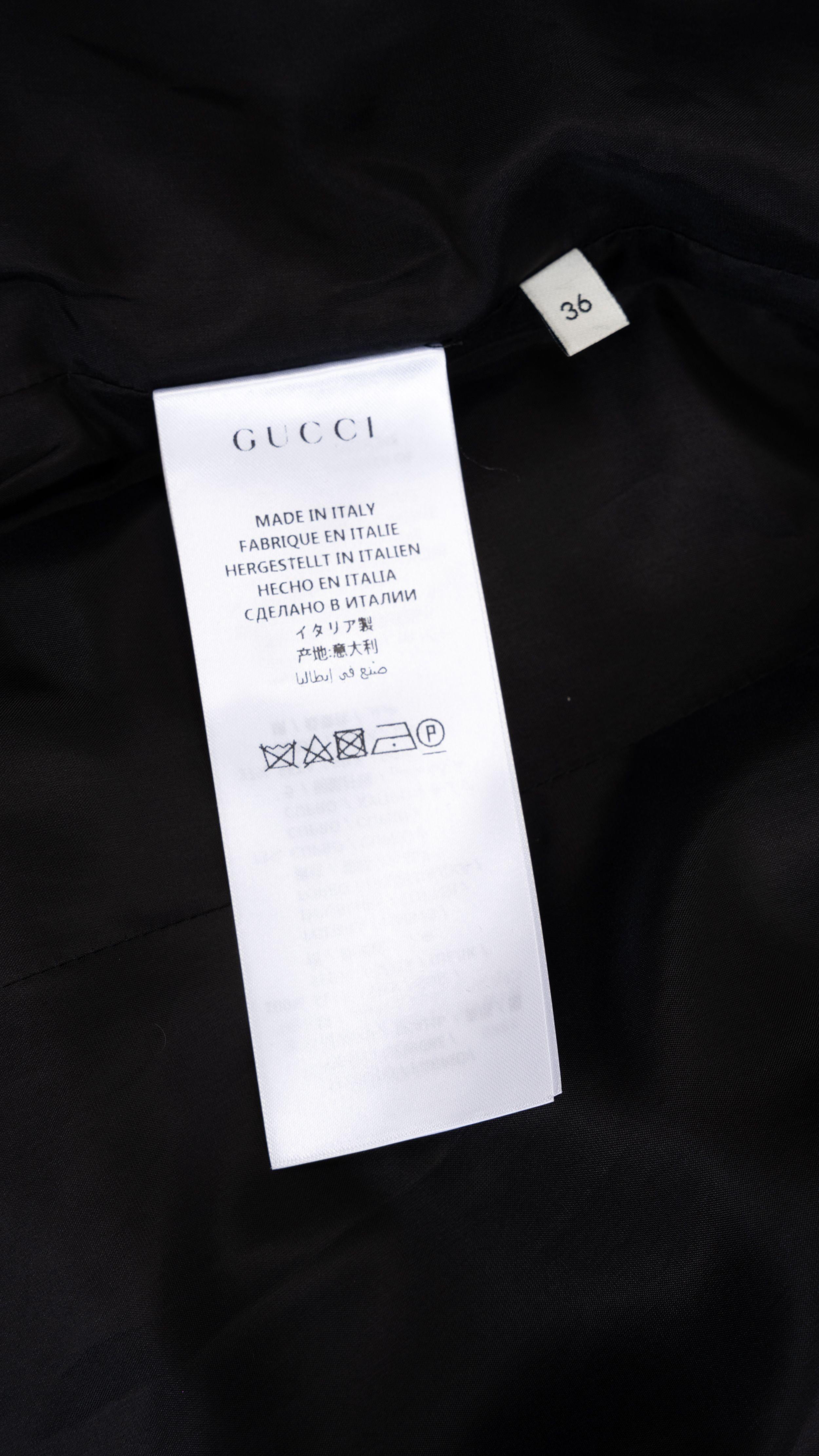 Women's Gucci New Silk Twill Blazer With Tag For Sale
