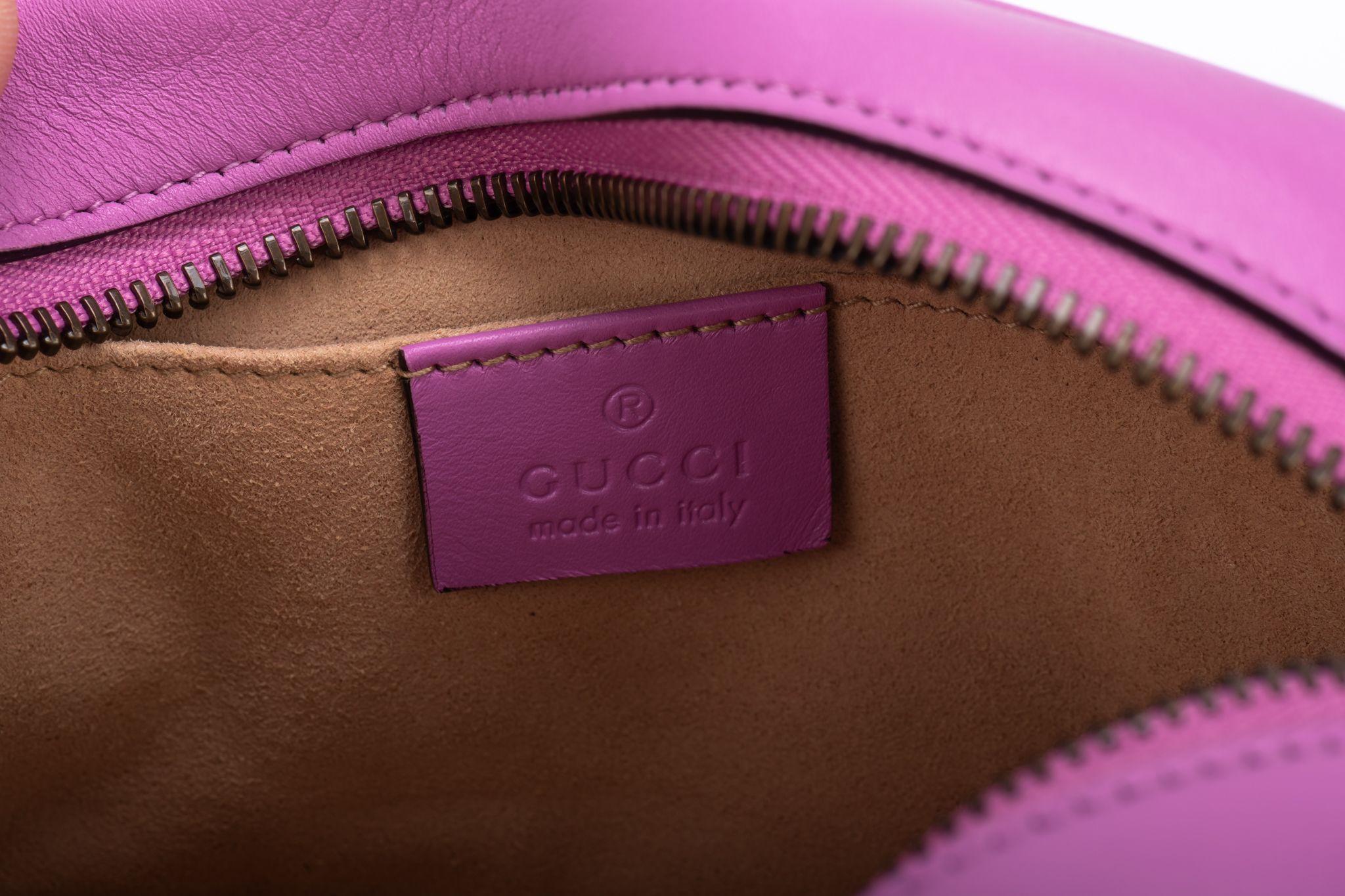 Gucci New Small Mauve Marmont Cross Body 4