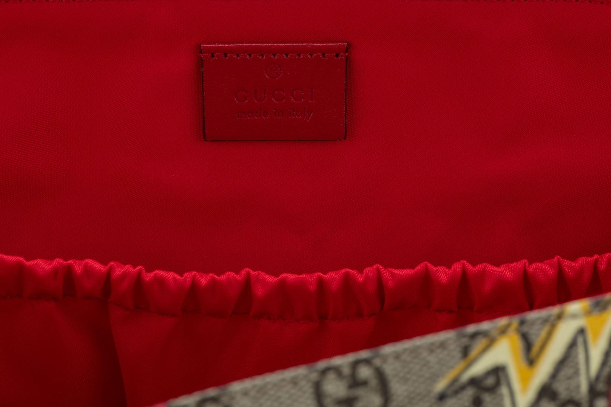 Gucci New Supreme Canvas Diaper Bag For Sale 3