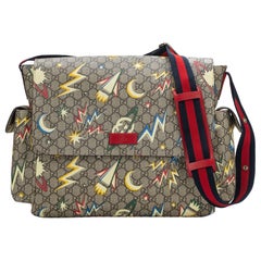 Gucci New Supreme Canvas Diaper Bag