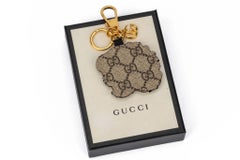 Gucci New Tiger Beaded Logo Keychain