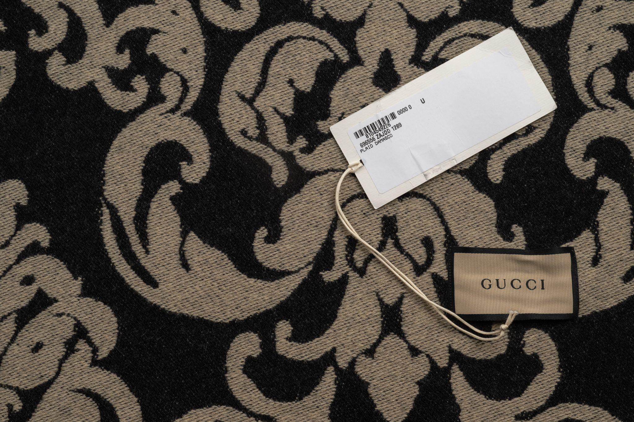 Gucci Neu Mit Tag Damasco Decke im Zustand „Neu“ im Angebot in West Hollywood, CA