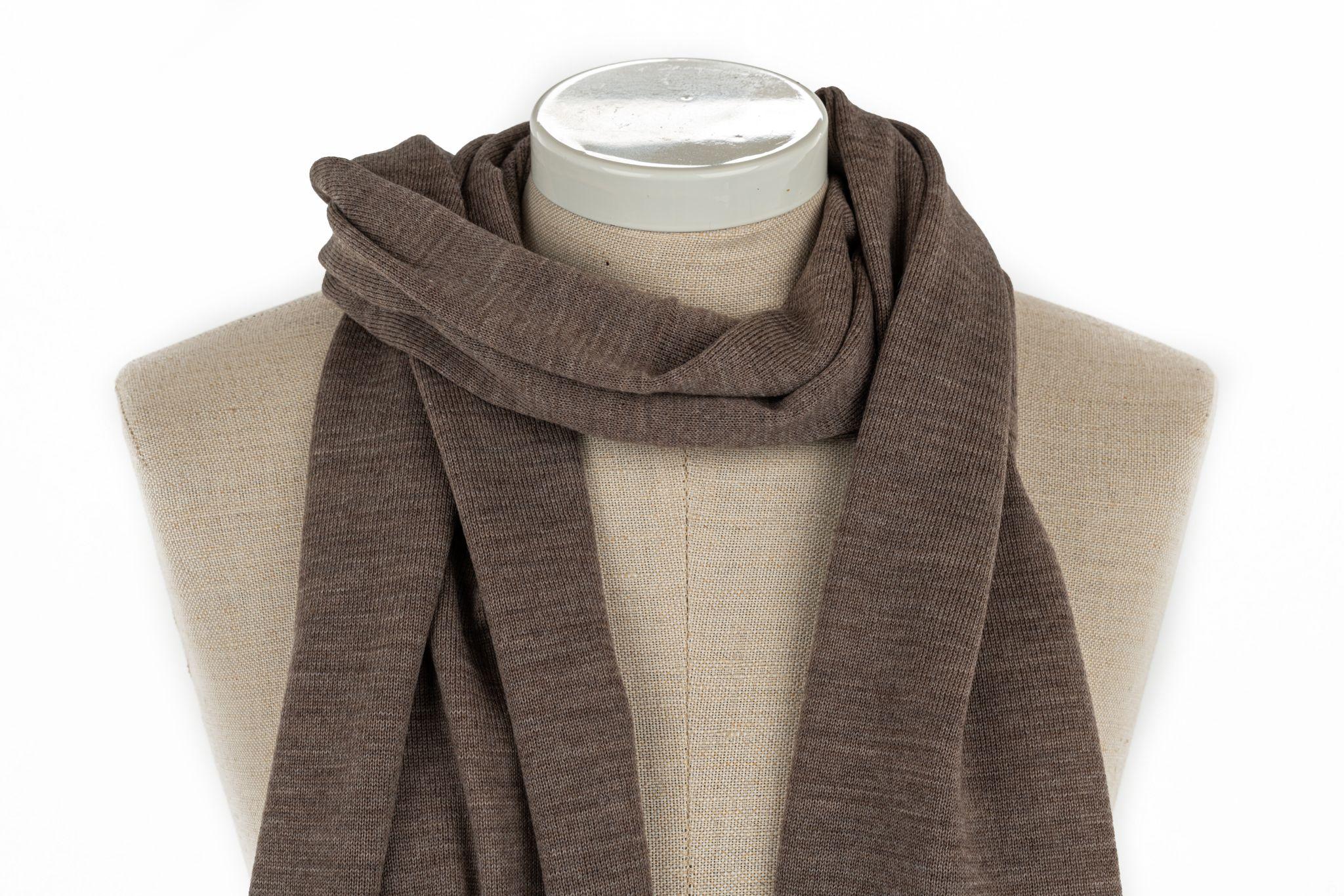 Gucci New Wool Shawl Brown For Sale 1