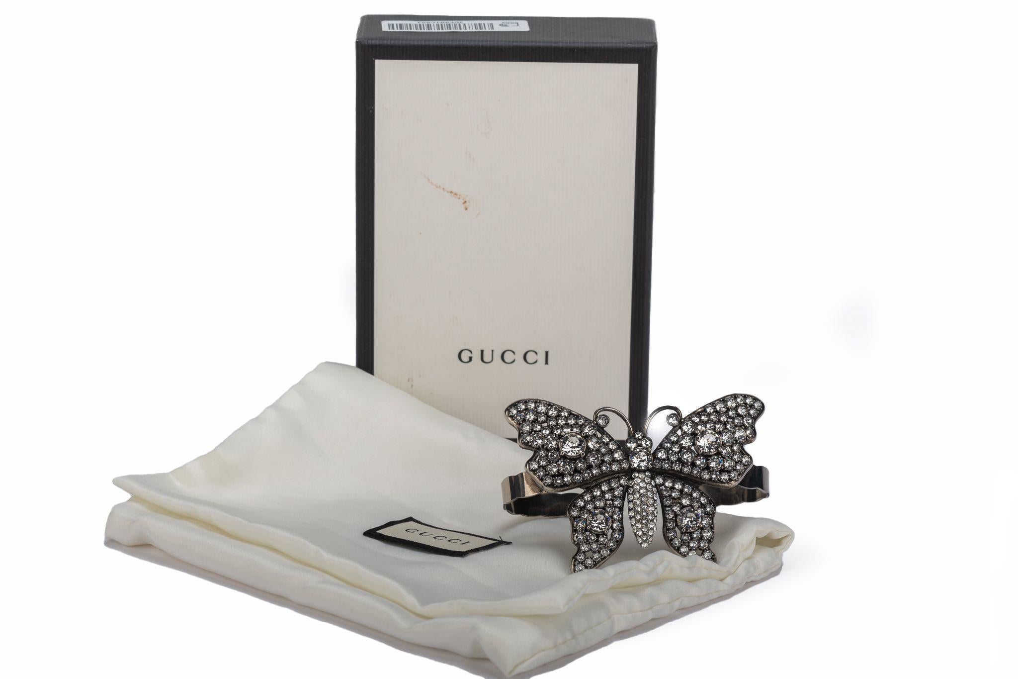Women's Gucci NIB Butterfly Cuff Bracelet