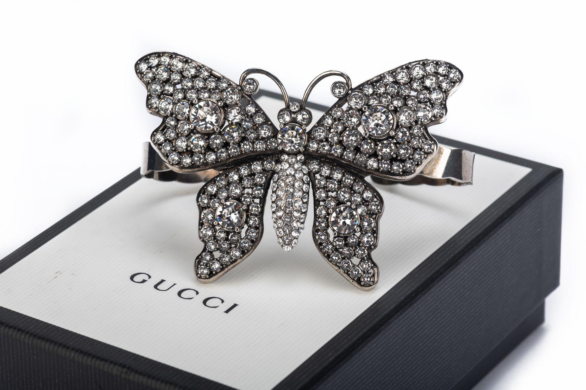Gucci NIB Butterfly Cuff Bracelet 1