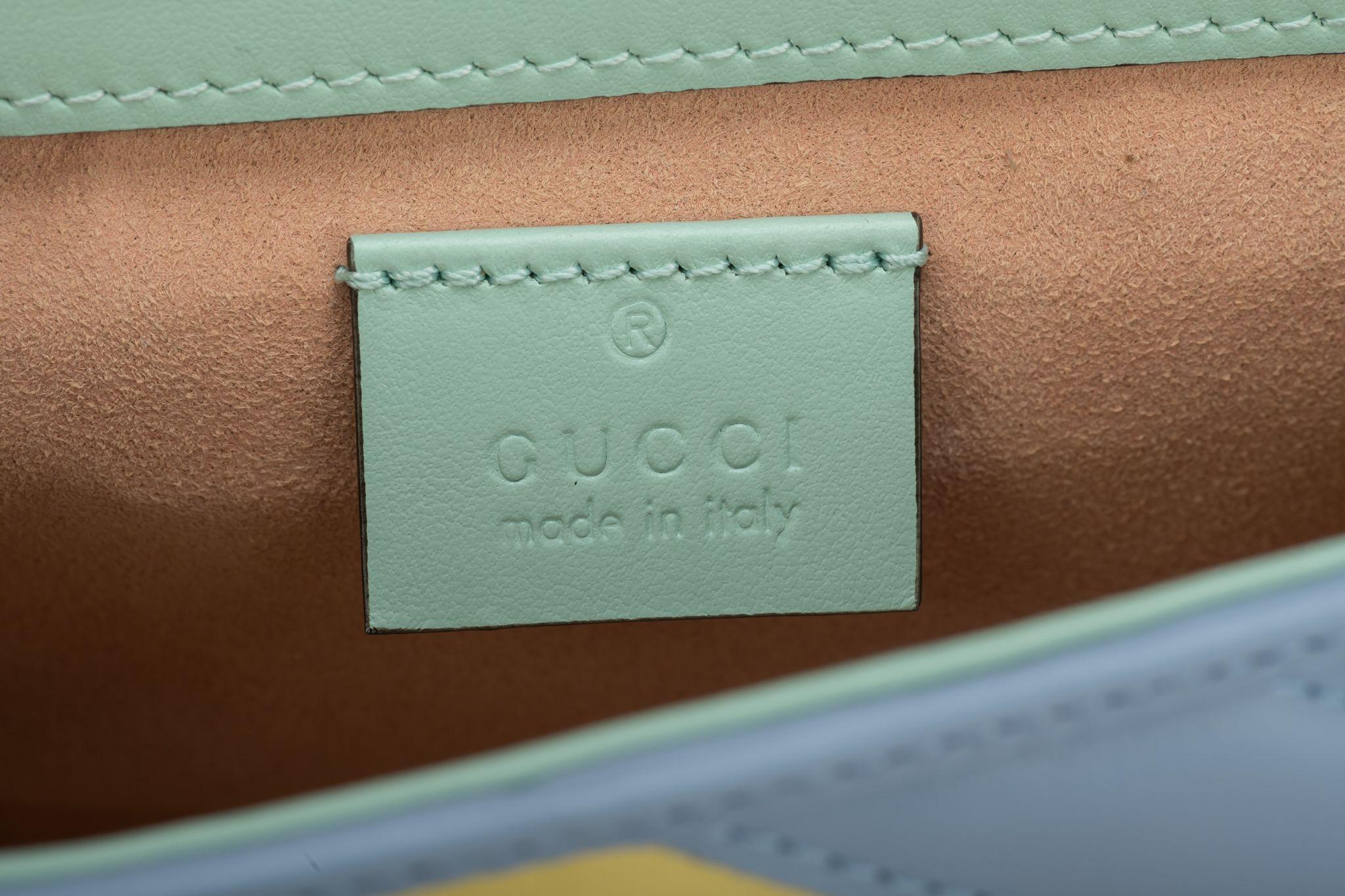 Gucci NIB Lim. Ed. Rainbow Marmont Bag For Sale 3
