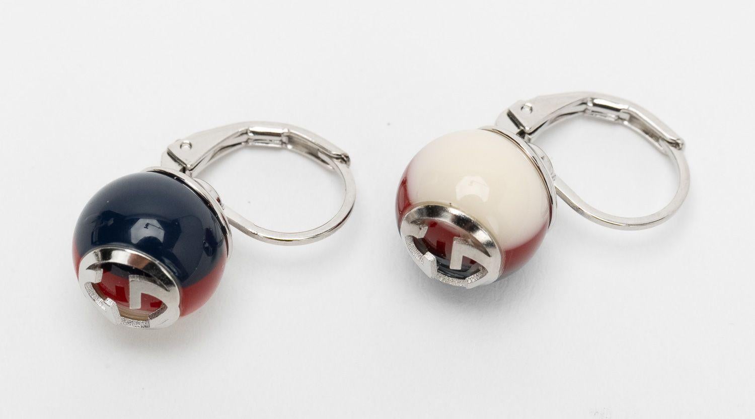 Gucci NIB Mini Logo Drop Earring 2