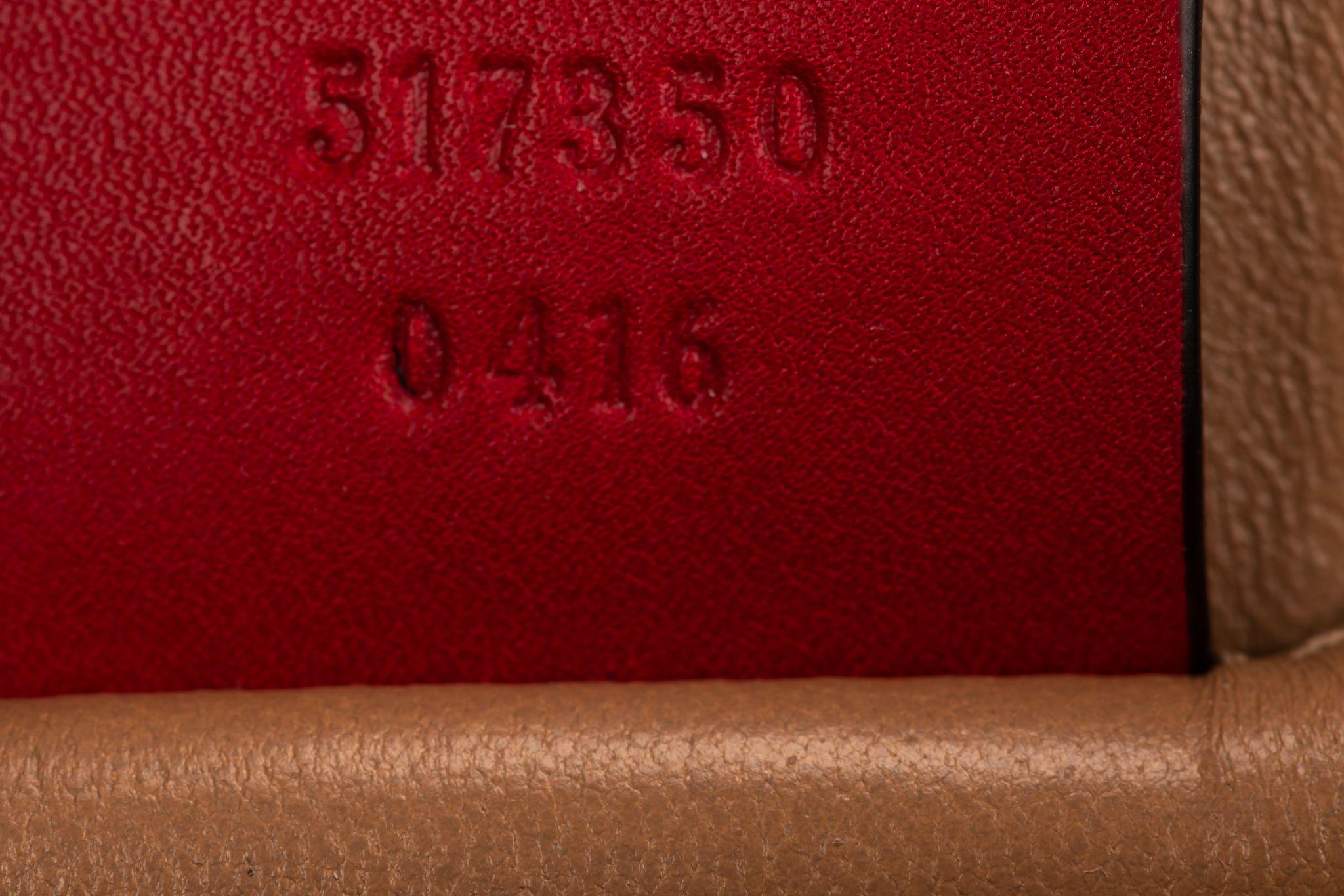 Gucci NIB Red Water snake Crossbody For Sale 4