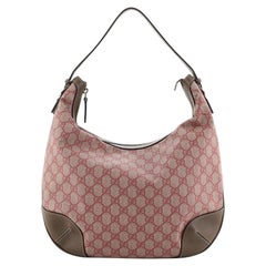 Gucci Nice Hobo GG Coated Canvas Medium