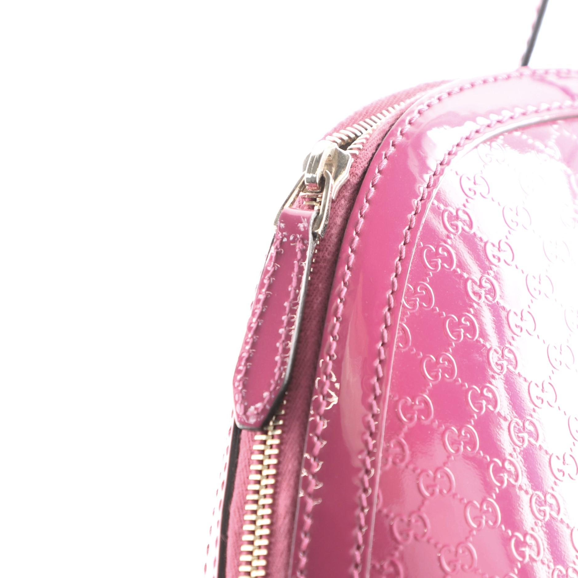 Gucci Nice Top Handle Bag Microguccissima Patent Large 1
