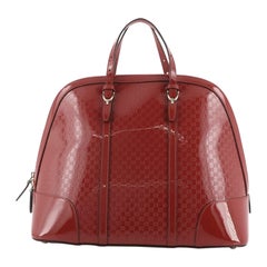 Gucci Nice Top Handle Bag Microguccissima Patent Large