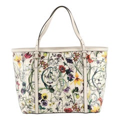 Gucci Nice Tote Floral Printed Leather Medium