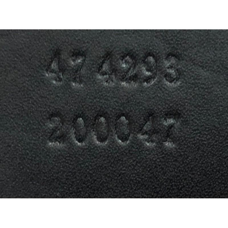 Black Gucci Night Courrier Waist Bag GG Coated Canvas with Applique