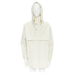 Gucci NORTH FACE giacca a vento in nylon beige chiaro e anorak pullover S