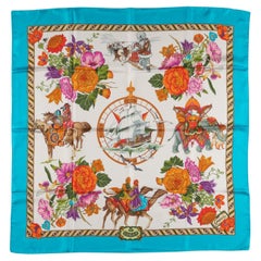 Sciarpa in seta Gucci "North, South, West, East"