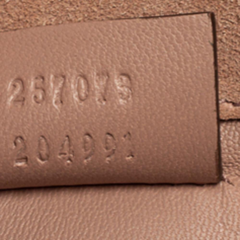 Gucci Nude Micro Guccissima Lackleder Broadway Clutch 5