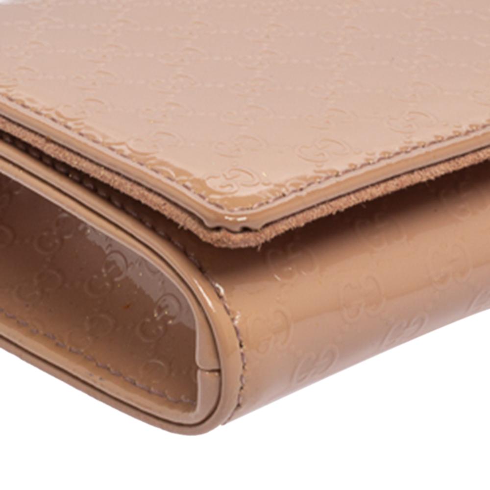 Gucci Nude Micro Guccissima Lackleder Broadway Clutch 1
